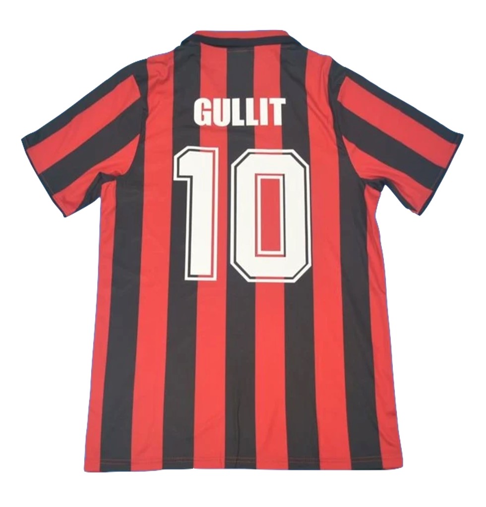 1988-89 AC Milan Domicile Maillot GULLIT 10