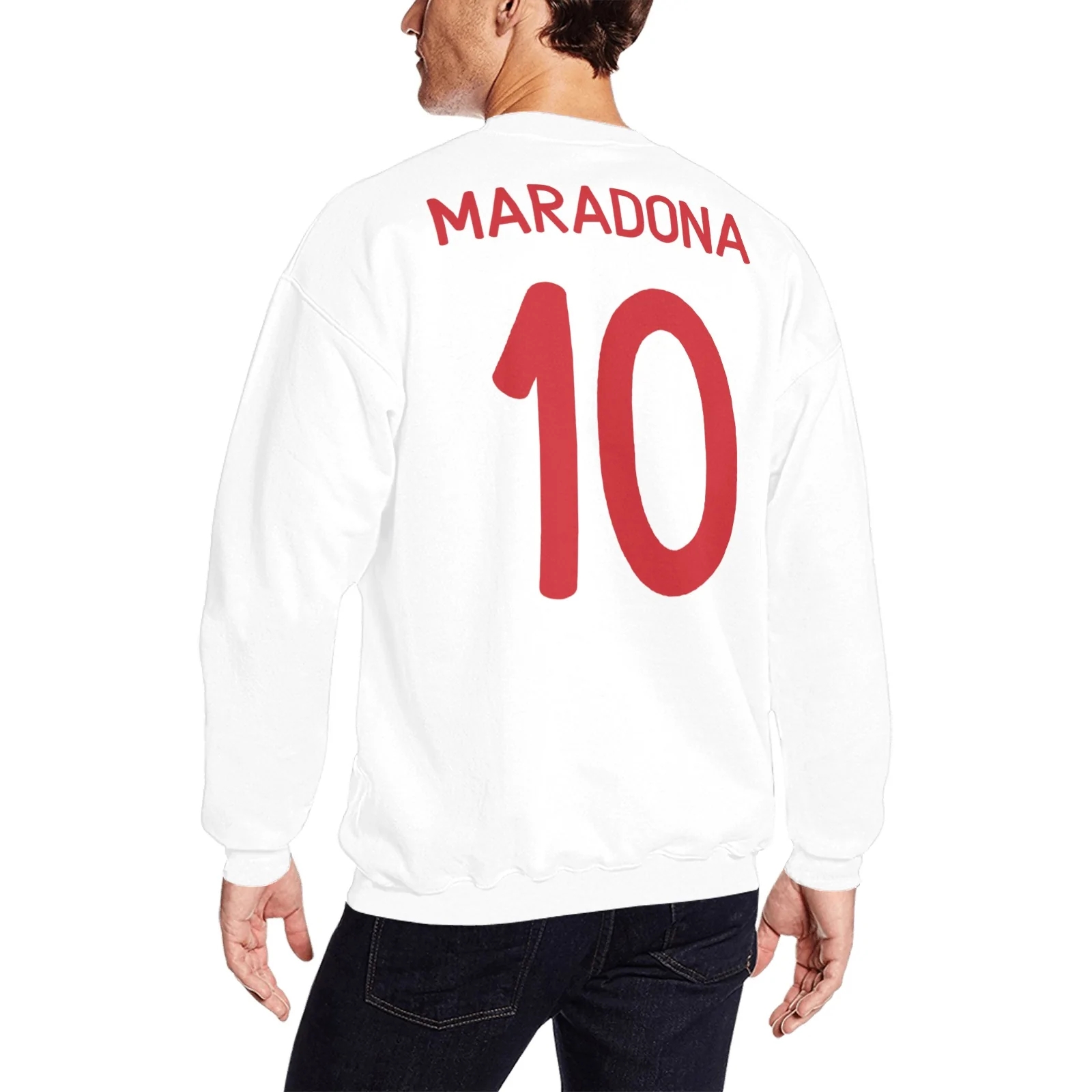 1987 1988 Away Long Sleeves Shirt Maradona #10