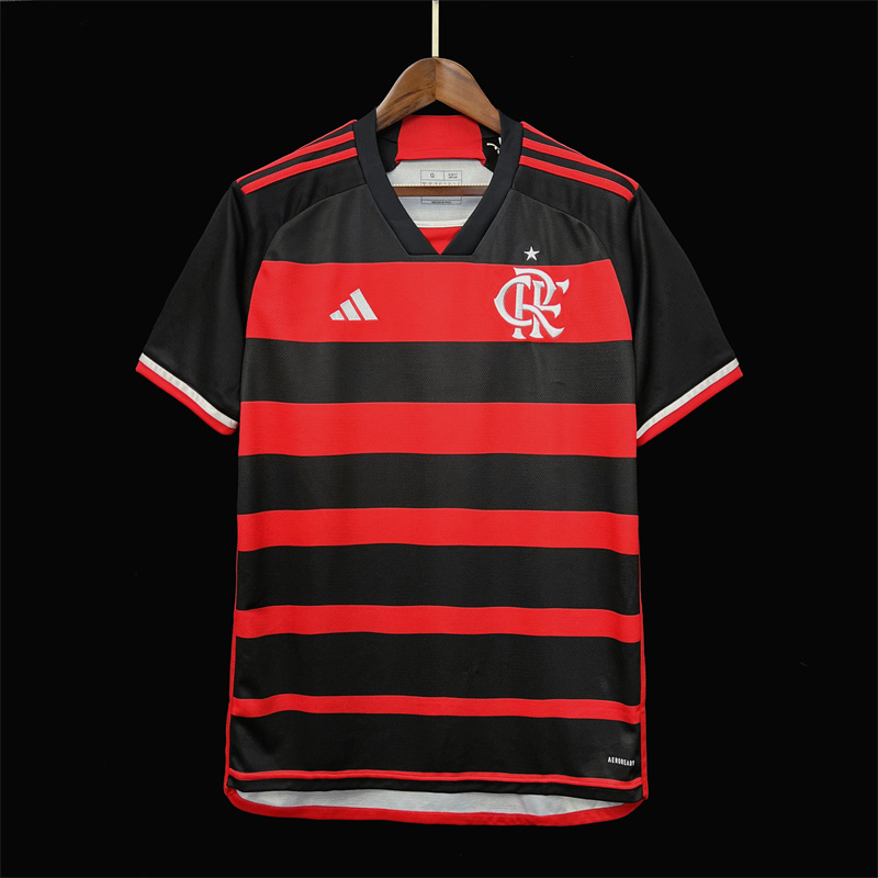 2024 25 Flamengo Home Soccer Jersey