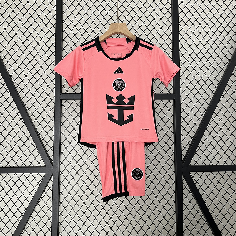 2024/25 Inter Miami Home Pink Kids Kit Jersey