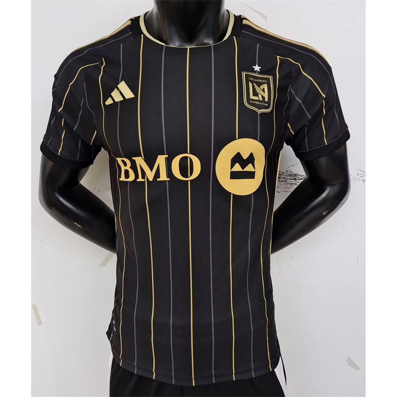 2024-2025 Los Angeles FC Domicile Noir Authentique Maillot