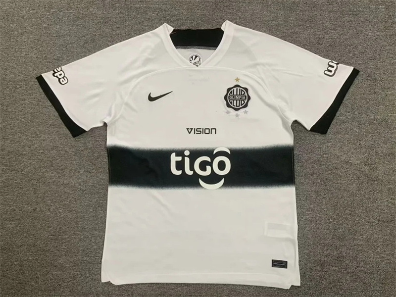 2024-25 Olimpia Asuncion Domicile Blanc Maillot