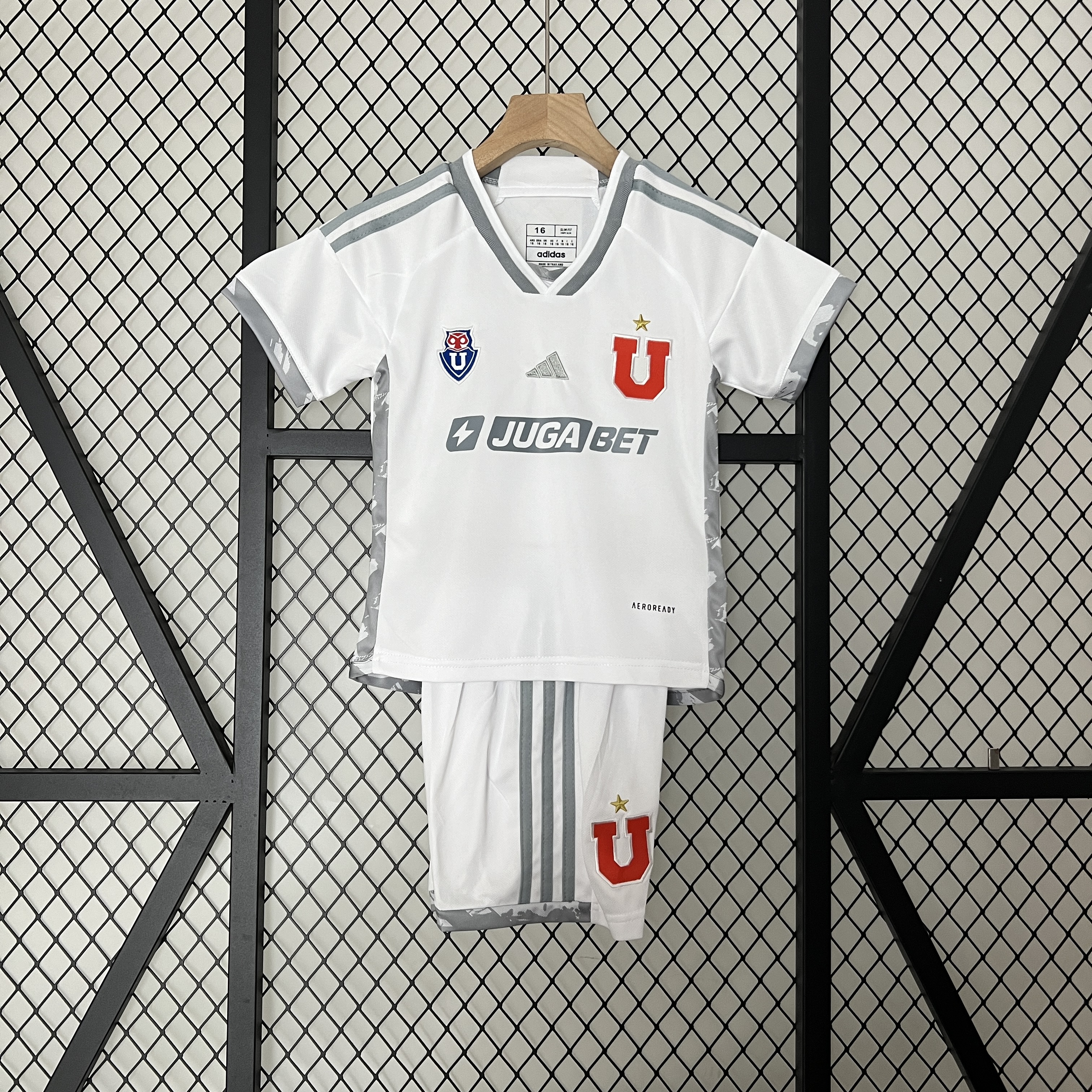 2024-2025 Universidad de Chile Exterieur Blanc Ensemble de Vetements de Enfants Maillot