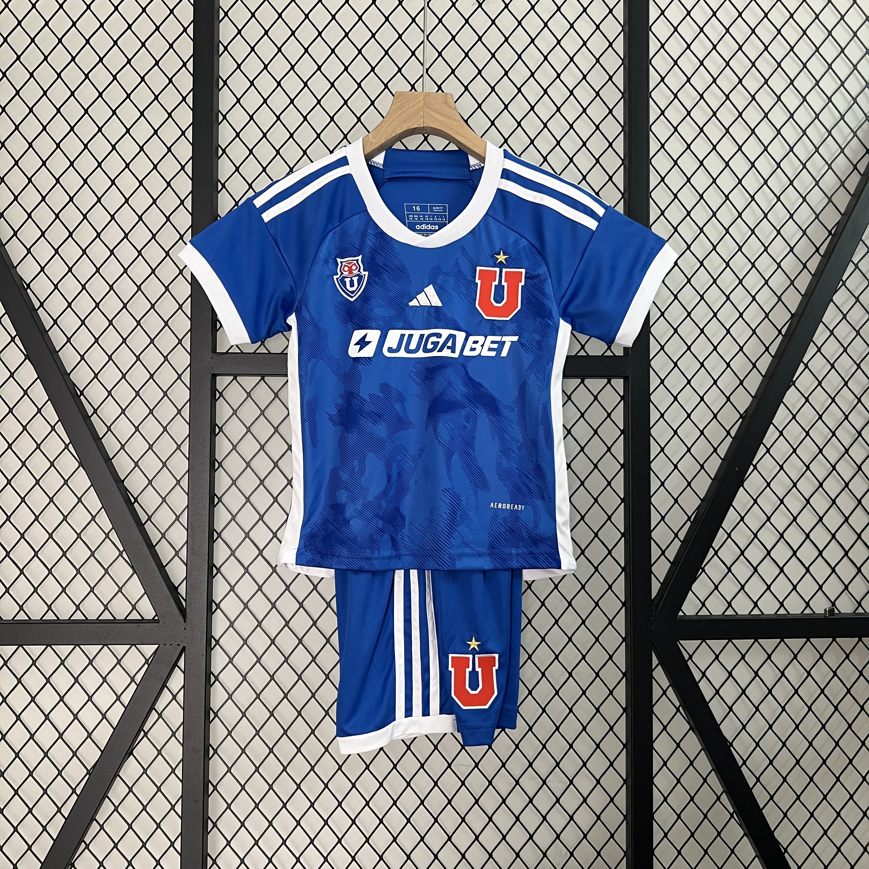 2024 25 Universidad de Chile Home Kids Kit Jersey