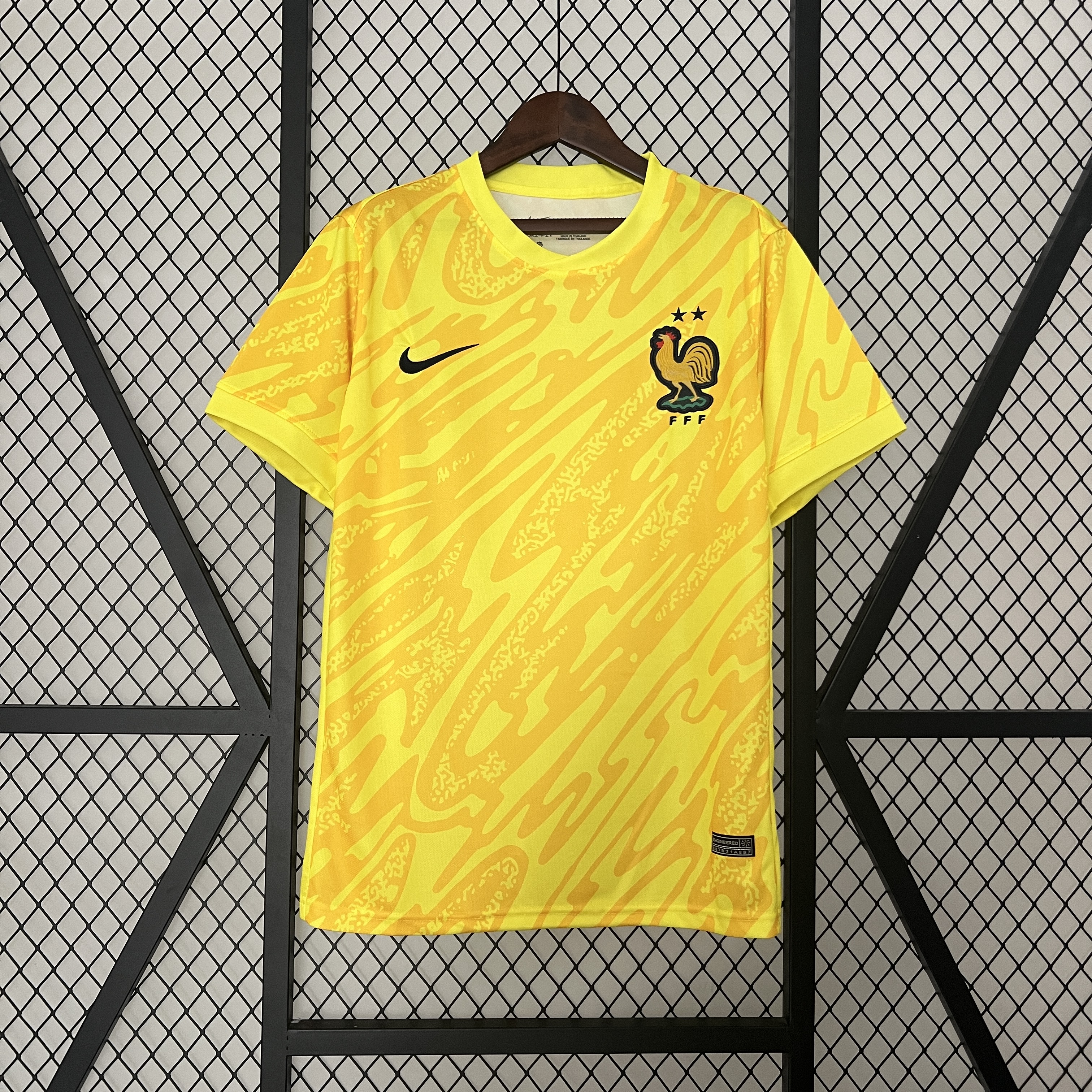 2024 2025 France Goalkeeper Yellow Jersey