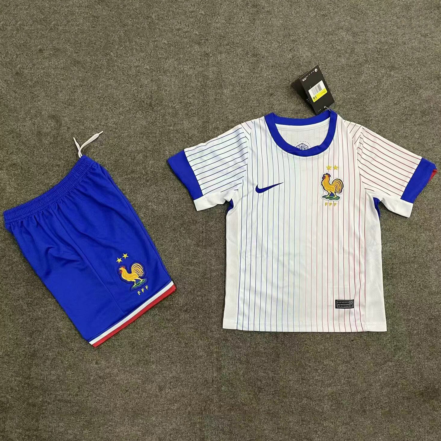 2024-25 France Away Kids Jersey