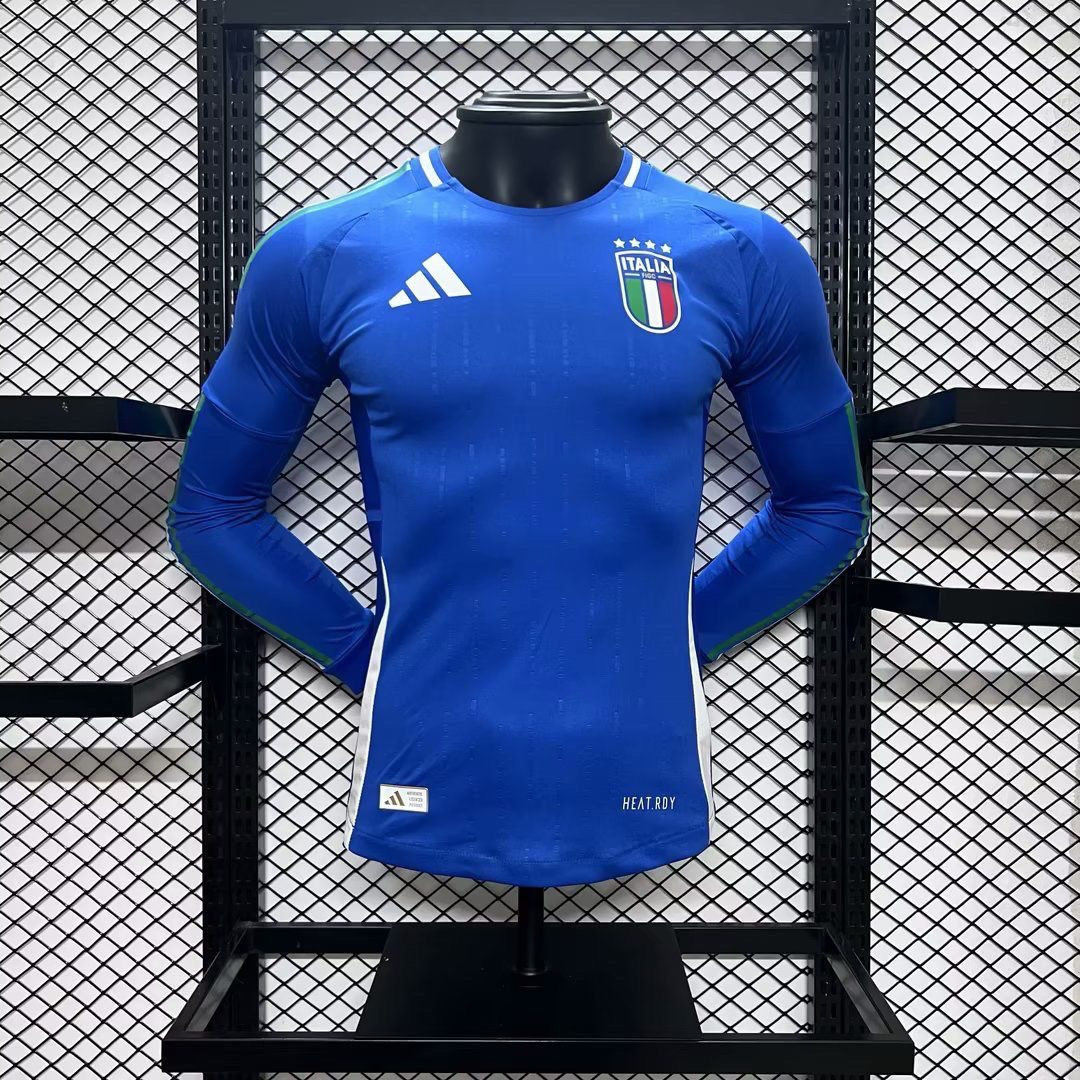 2024 2025 Italie Domicile Manches Longues Authentique Maillot