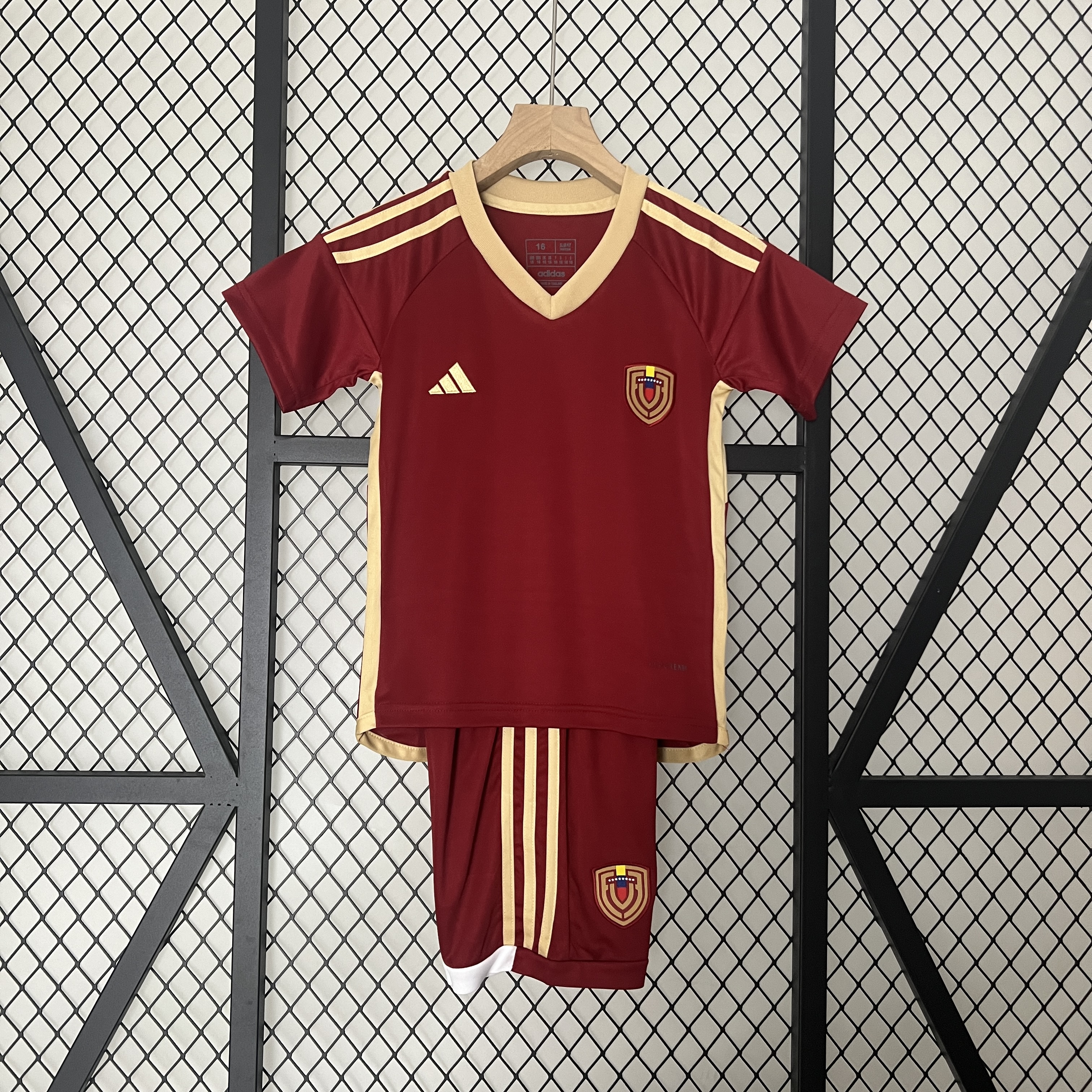 2024 25 Venezuela Home Red Kids Kit Jersey