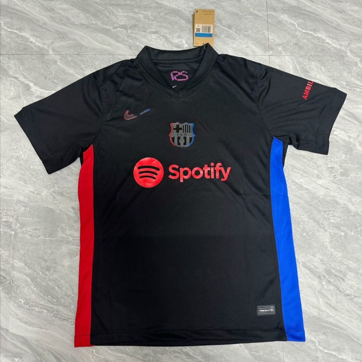 2024-25 Barcelone Noir And Pourpre Edition Speciale Maillot