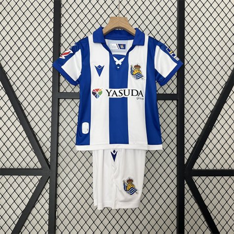 2024/25 Real Sociedad Enfants Domicile Maillot