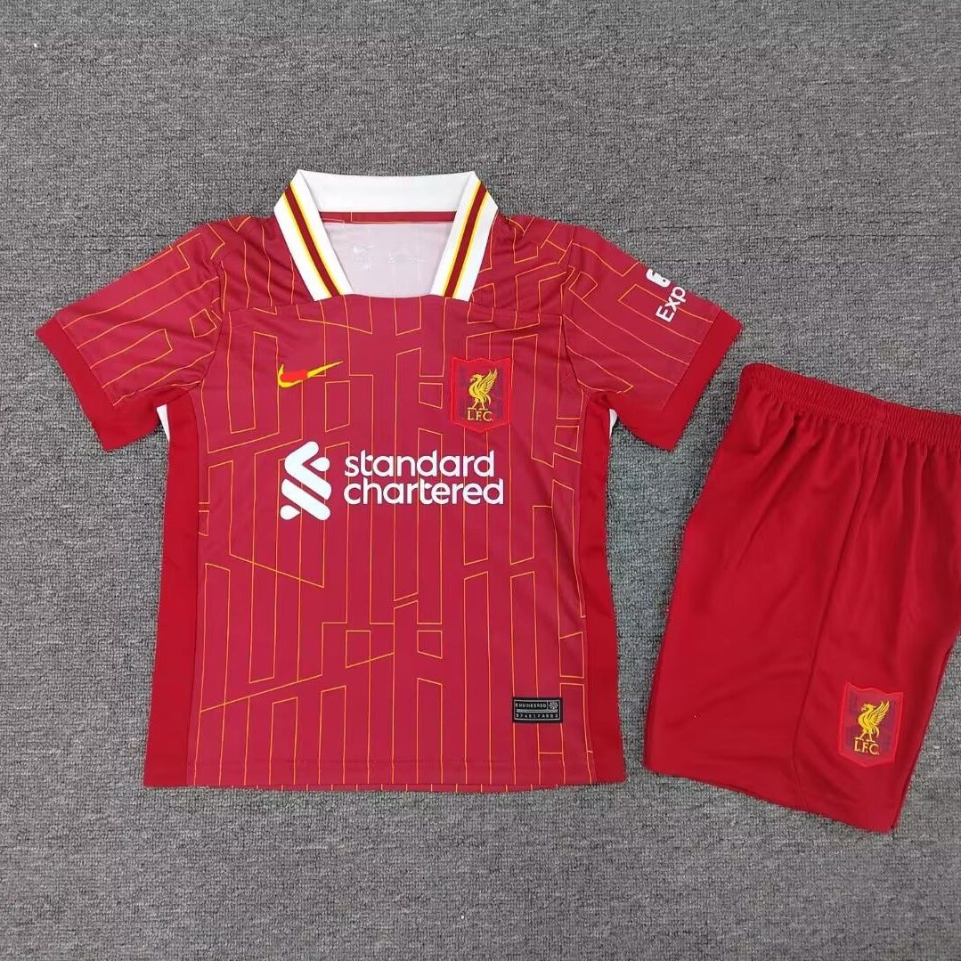 2024 25 Liverpool Home Kids Jersey