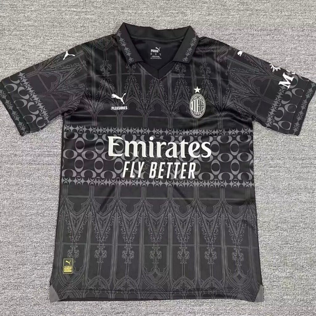 2024/2025 AC Milan Fourth  Black Jersey