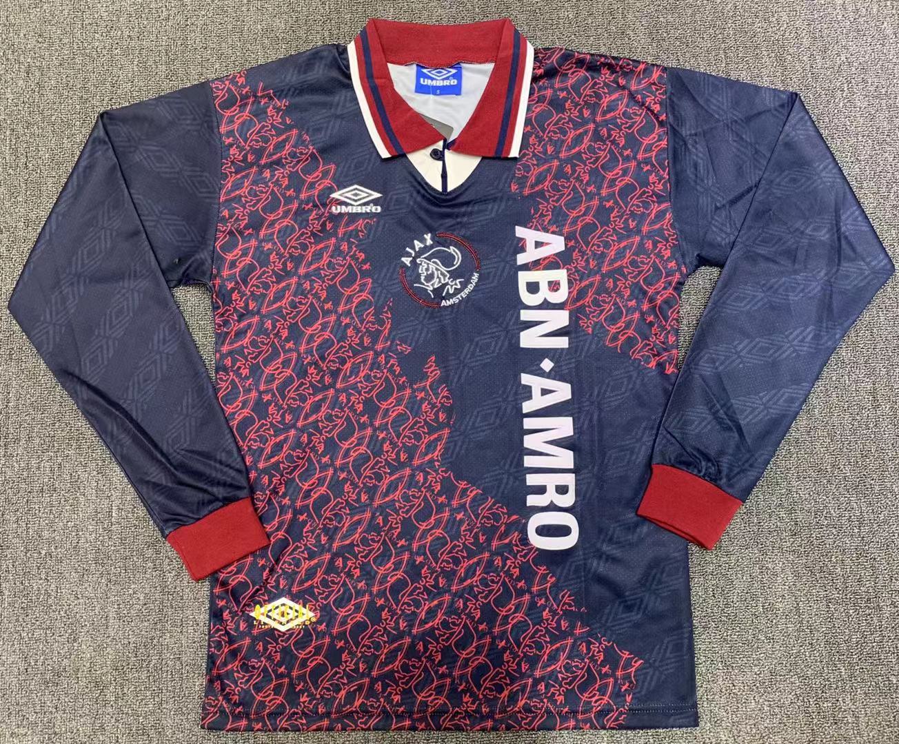 1995-96 AJAX Exterieur Manches Longues Maillot