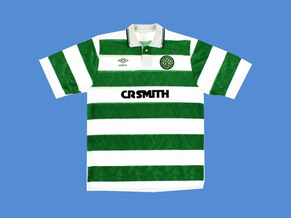 1989 1991 Celtic Domicile Maillot