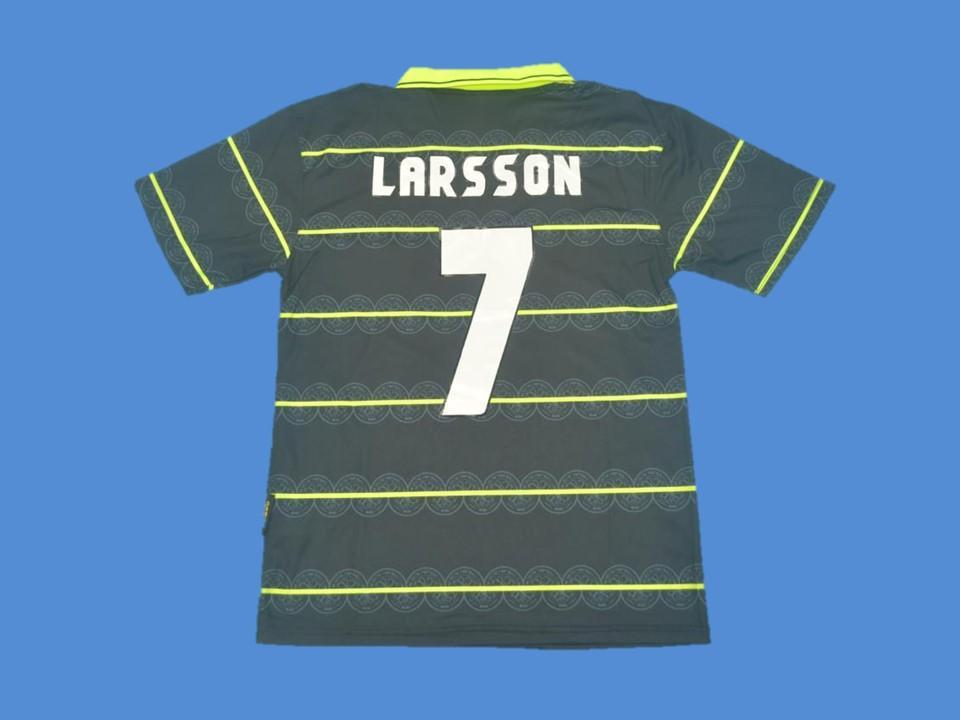 1998 Celtic Away Jersey Larsson #7