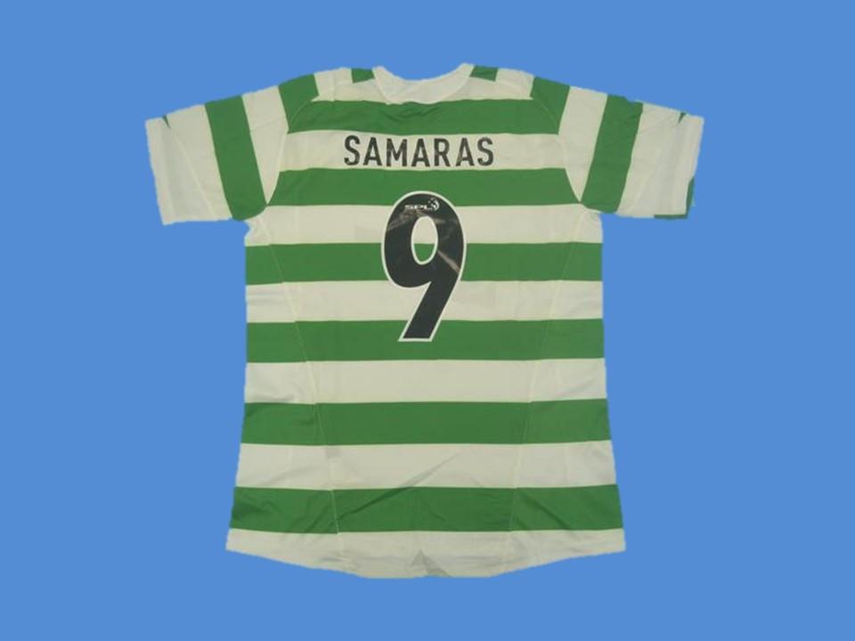 2005 07 Celtic Home Jersey Samaras #9