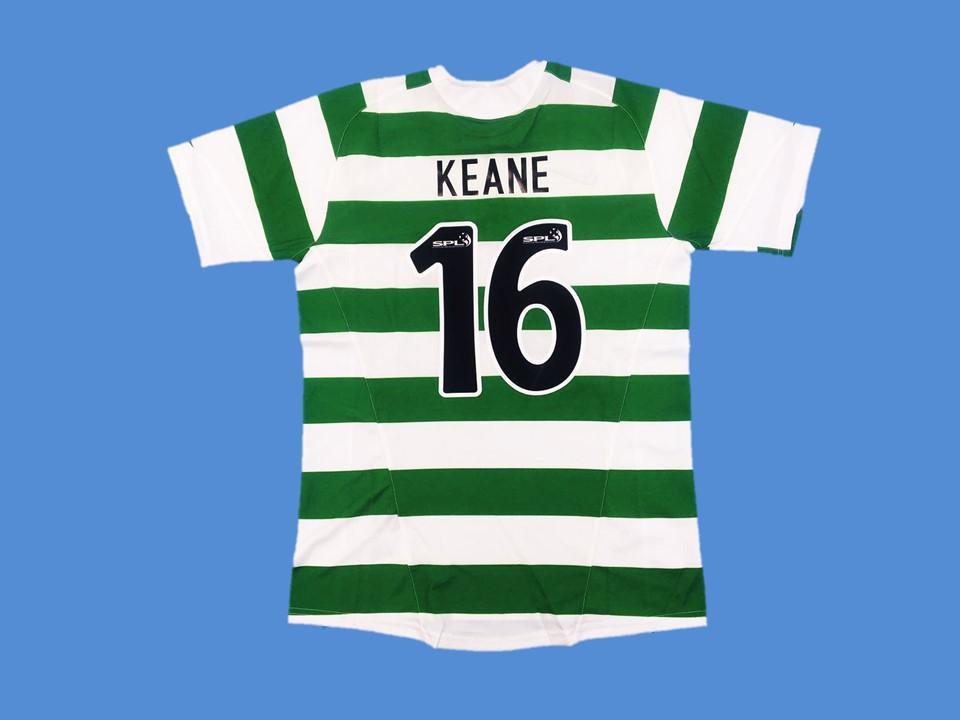 2005 2007 Celtic Home Jersey Keane #16