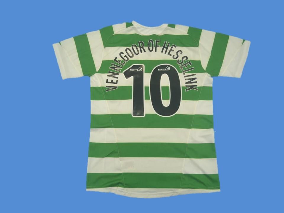 2005 2007 Celtic Domicile Maillot Vennegoor Of Hesselink #10