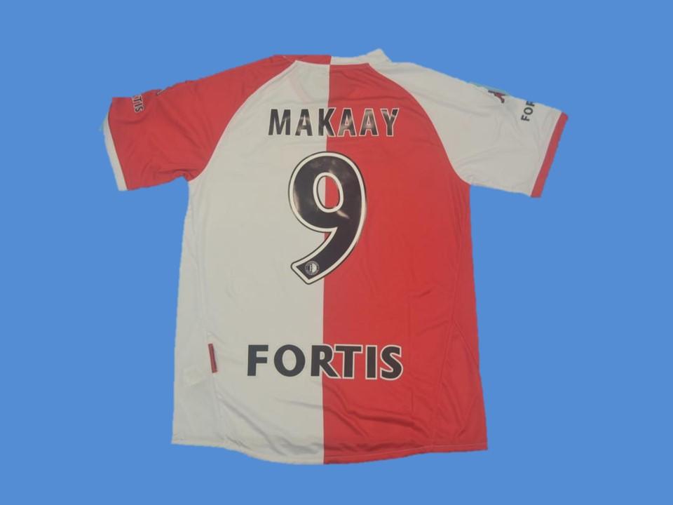 2008 Feyenoord Domicile Maillot Makaay #9