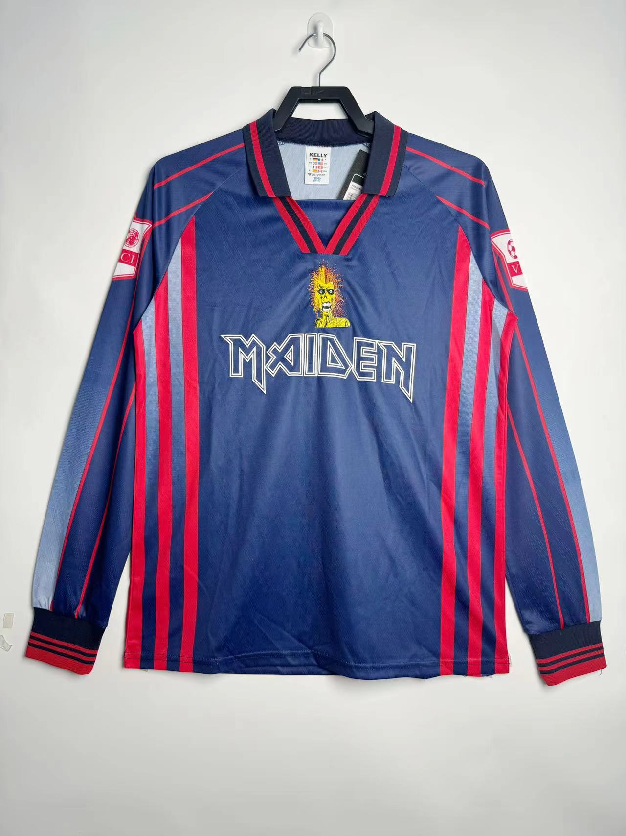 1998 Iron Maiden FC Home Long Sleeves Jersey