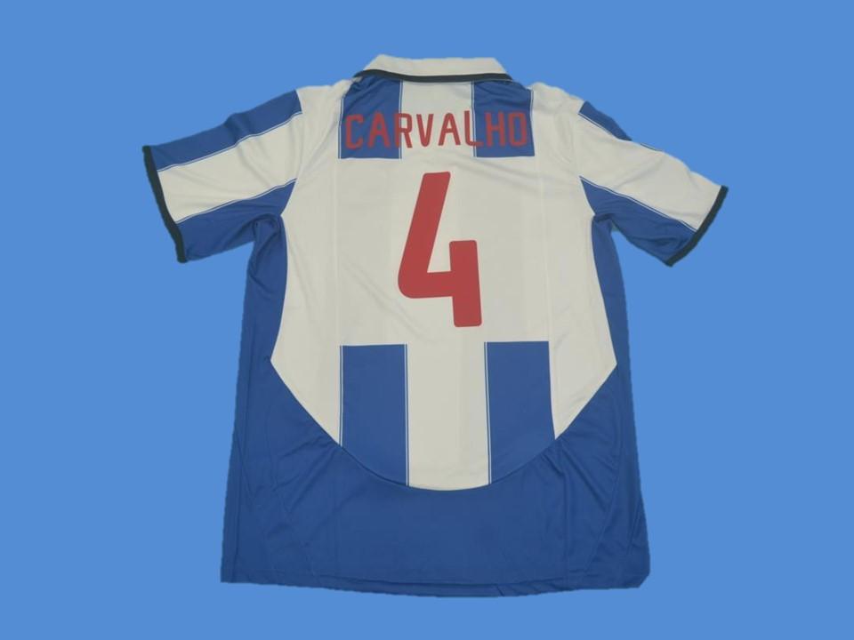 2003/2004 Porto Home Jersey Carvalho #4