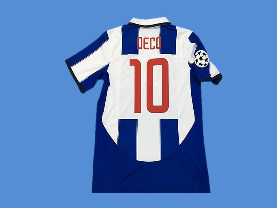 2003/2004 Porto Domicile Maillot Deco #10