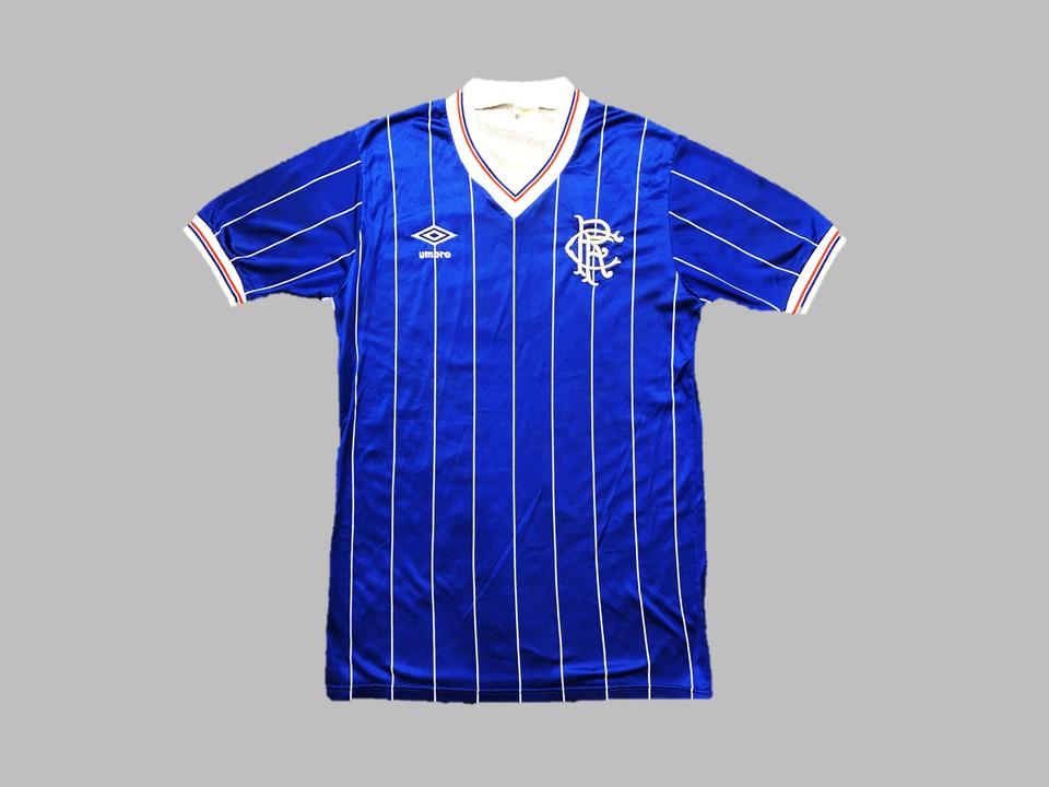 1982/1983 Rangers FC Domicile Chemise