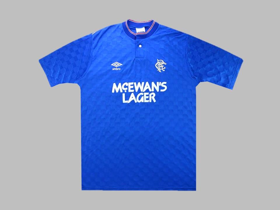 1989/90 Rangers FC Home Shirt