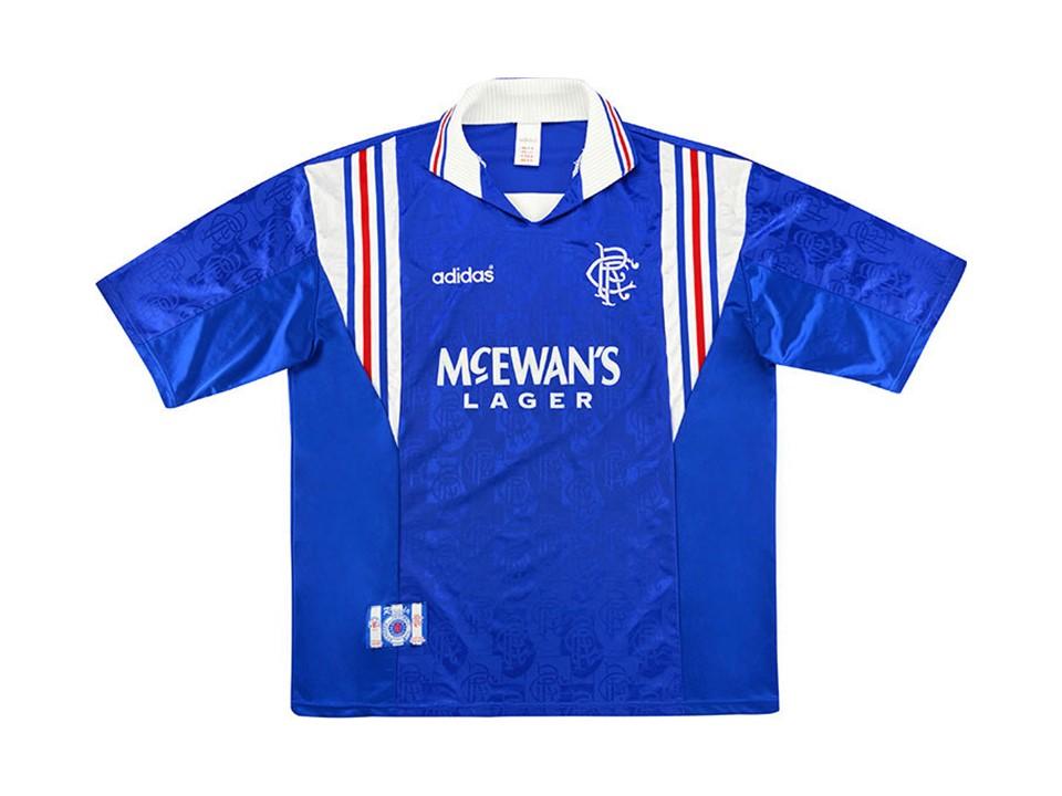 1996/1997 Rangers FC Domicile Maillot