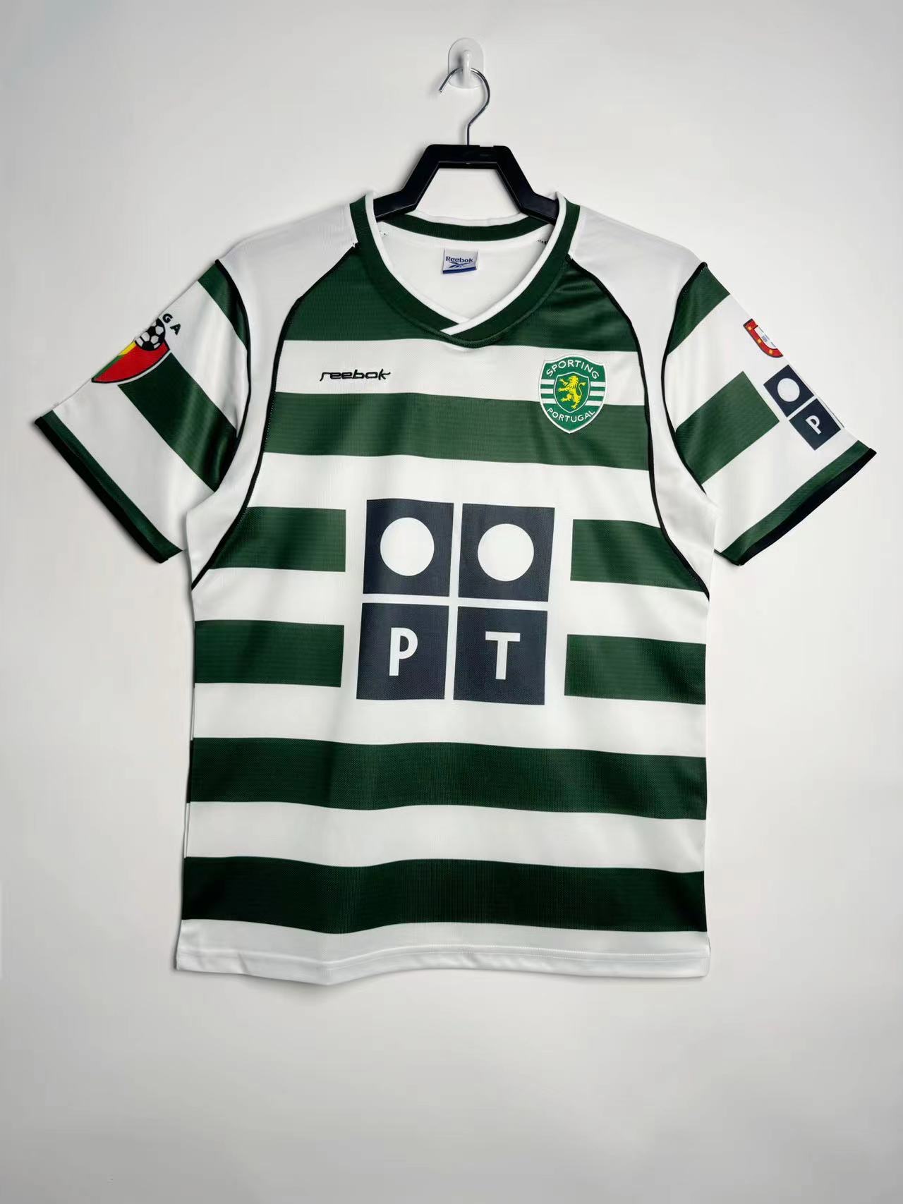 2001-2003 Sporting Lisbon Domicile Maillot