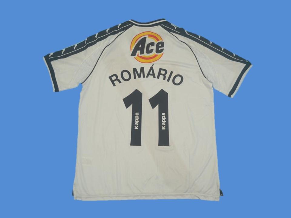 2000 01 Vasco Da Gama Jersey White Romario #11