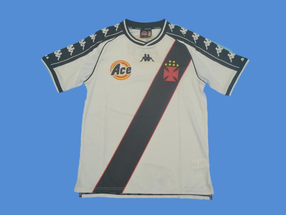 2000 2001 Vasco Da Gama  Maillot Blanc