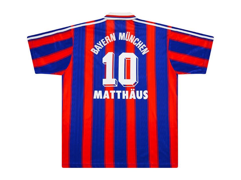 1995 1997 Bayern Munchen Home Jersey Matthaus #10