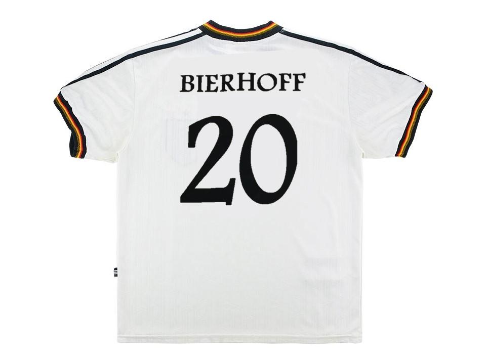 1996 Allemagne Domicile Chemise Bierhoff #20