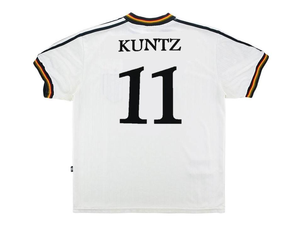 1996 Germany Home Shirt Kuntz #11