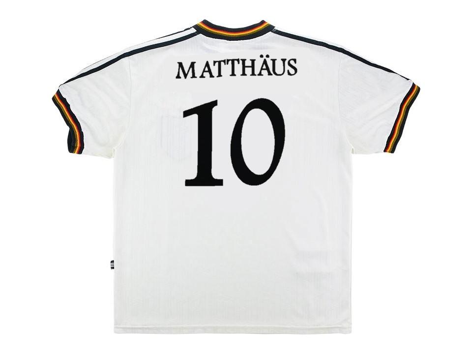 1996 Allemagne Domicile Chemise Matthaus #10