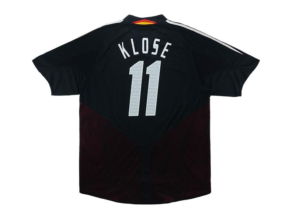 2004 Allemagne Exterieur Chemise Klose #11