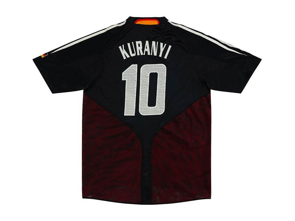 2004 Allemagne Exterieur Chemise Kuranyi #10