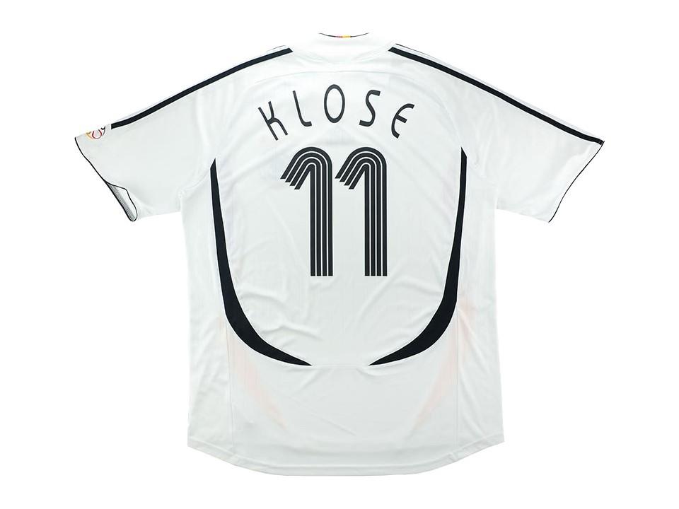 2006 Allemagne Domicile Chemise Klose #11 Coupe du Monde