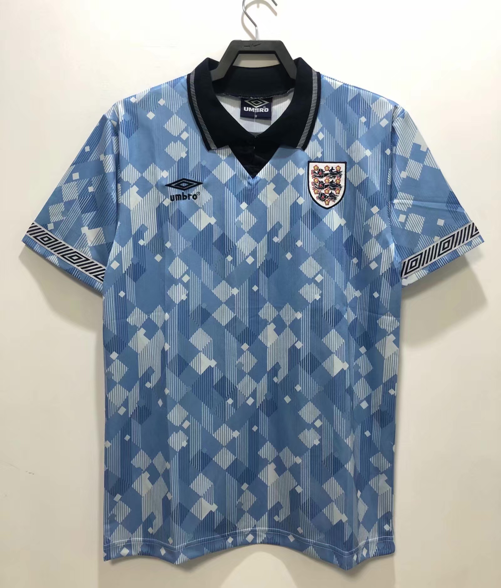 1990 Angleterre Deuxieme Exterieur Maillot