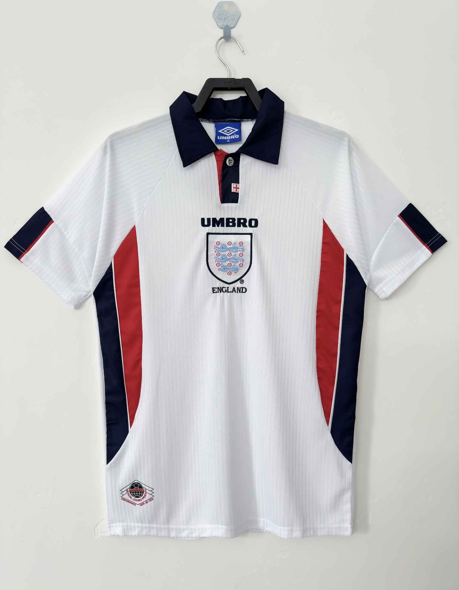 1998 Angleterre Domicile Maillot