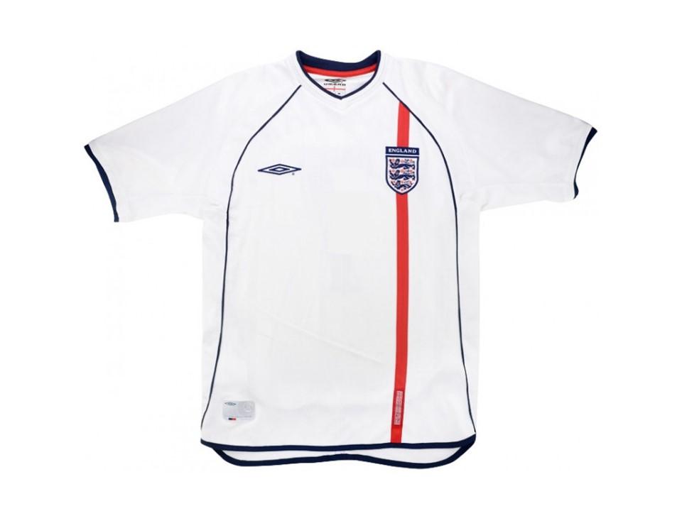 2002 Angleterre Domicile Chemise  Coupe du Monde