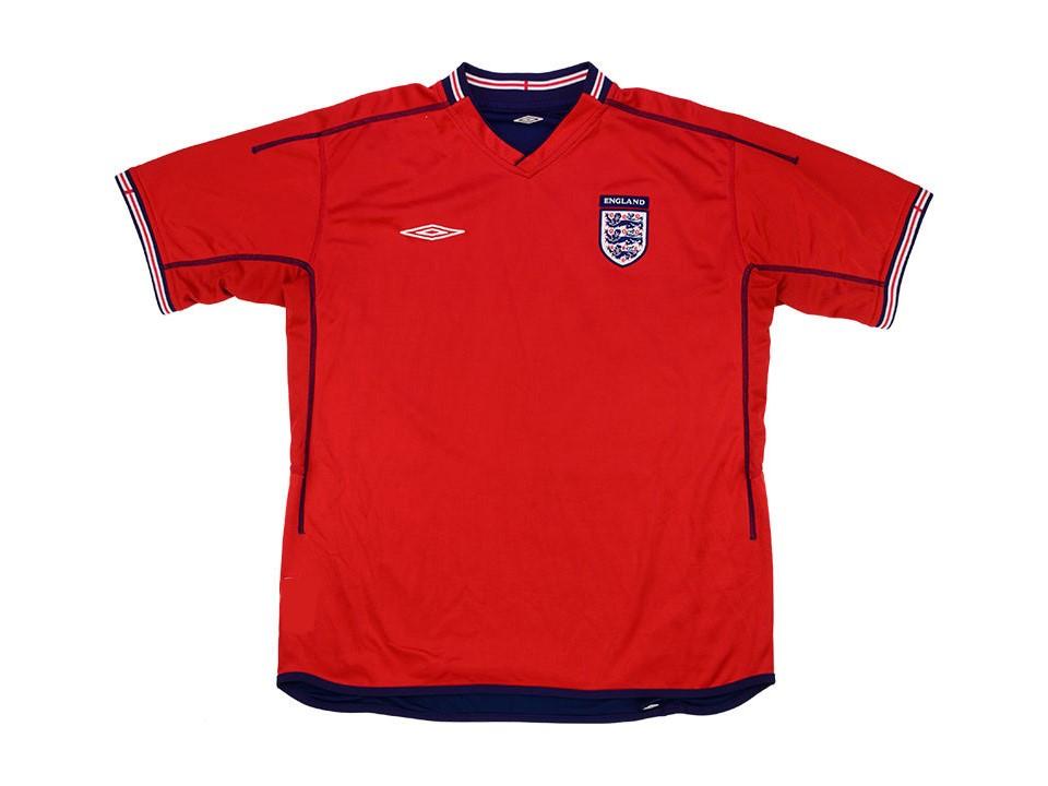 2002 England Home Jersey