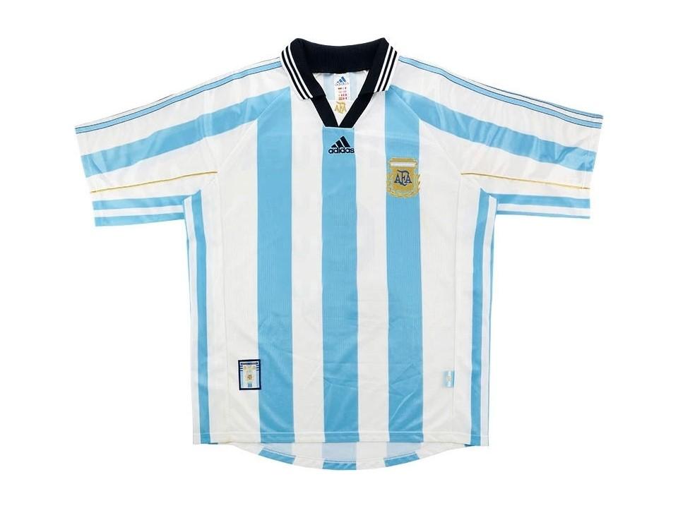 1998 Argentine Domicile Maillot Coupe du Monde