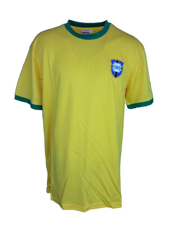 1970 Brazil Home Jersey