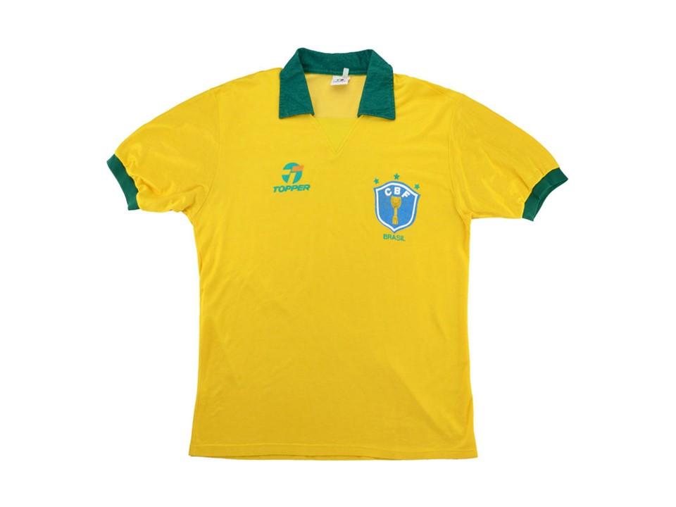 1988 Brazil Home Jersey