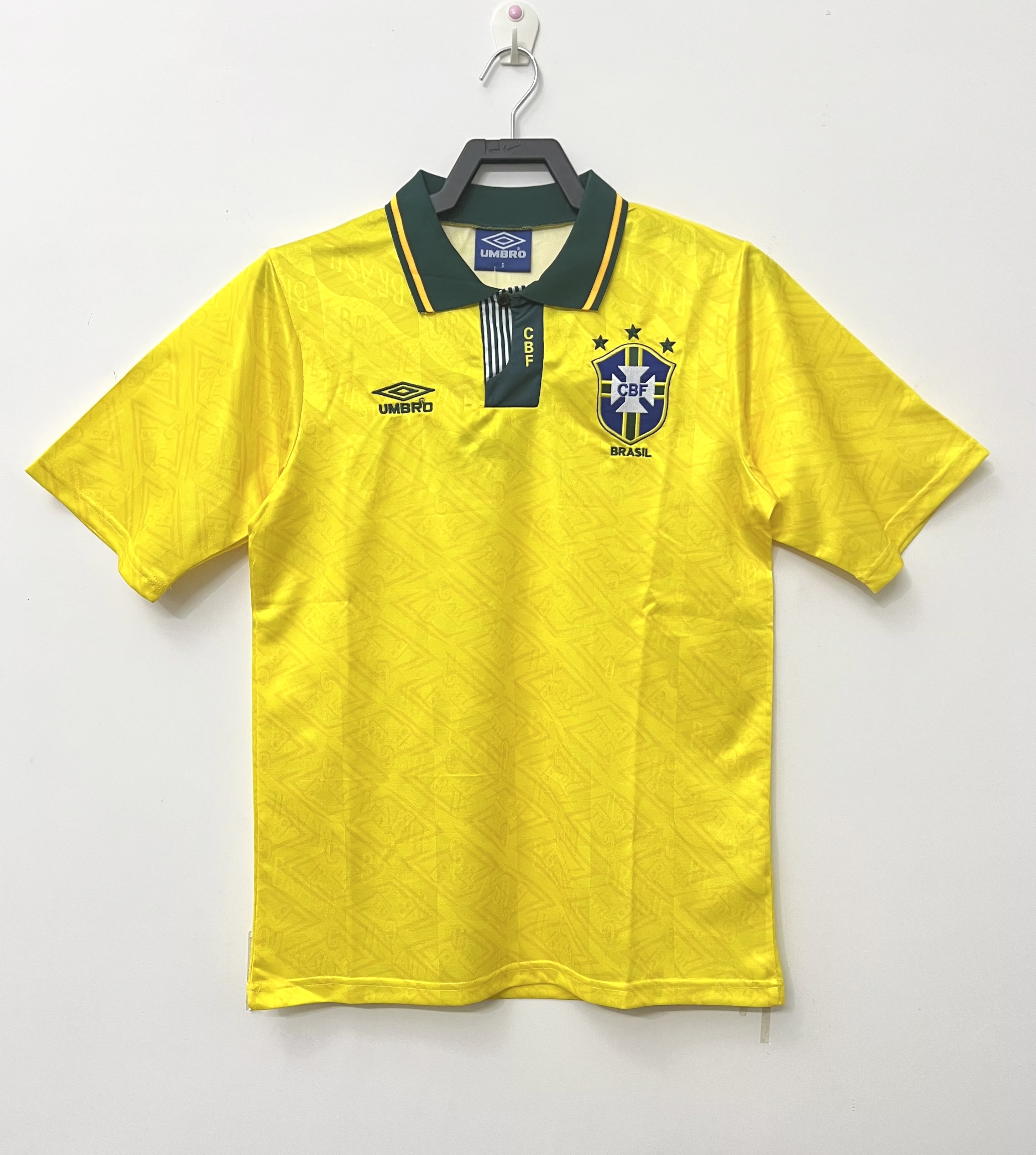 1991-1993 Brazil Home Jersey