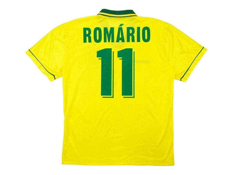 1994 Brazil Home Jersey Romario #11 World Cup