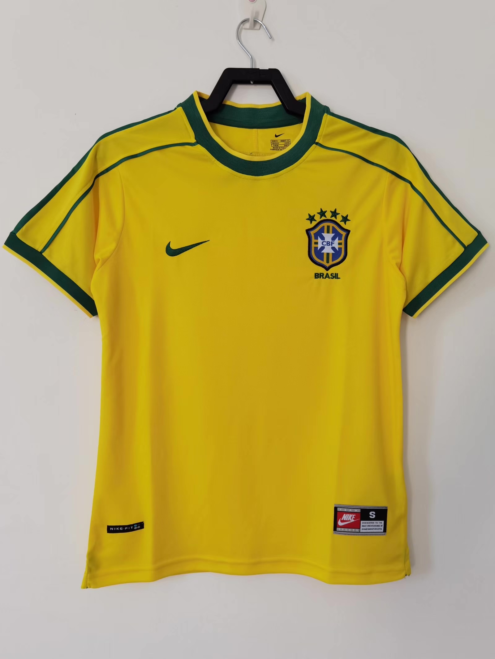 1998 Brazil Home Jersey