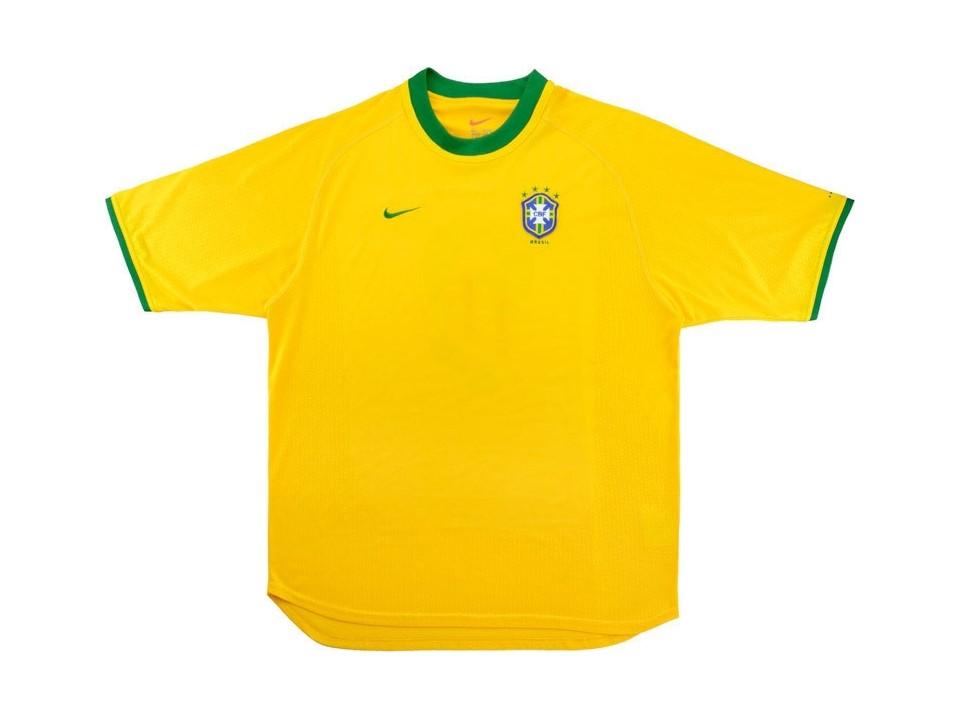 2000 Brazil Home Jersey